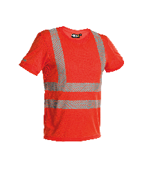 DASSY 710027 Carter Warnschutz UV-T-Shirt neonrot 