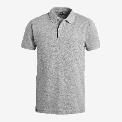 FHB Daniel Polo-Shirt 21-grau-meliert 