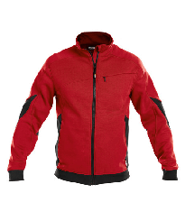 DASSY 300450 Velox Sweatshirt rot/schwarz 